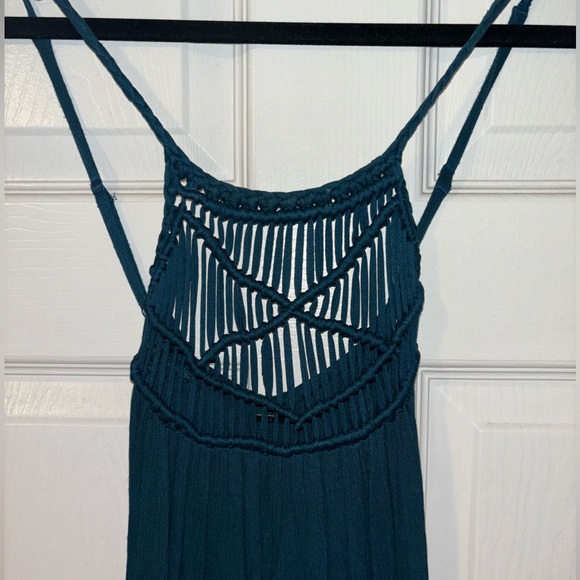 Dark teal, medium Volcom sundress - Picture 5 of 6